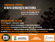 Senderismo Nocturno, Sierra de Gata